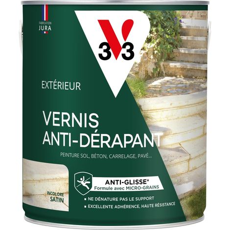 Vernis sol extérieur, antidérapant, Incolore 2,5L (1/2)