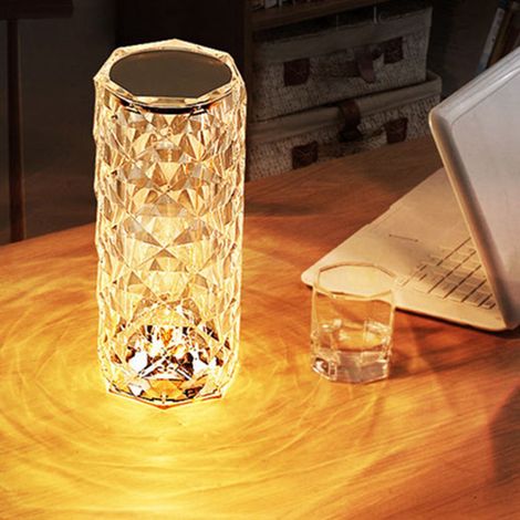 LED-Nachtlicht mit Berührungssensor, PMMA-Acryl, 16 Farben, für Schlafzimmer (1/5)