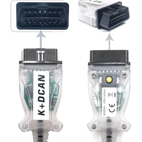 Câble de diagnostic OBD-II, puce FTDI, compatible avec les automobiles de luxe, Nouveau Blanc (1/2)