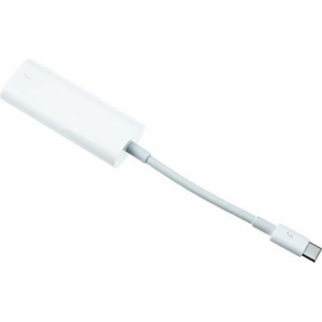 Adaptateur Thunderbolt 3 (USB-C) vers Thunderbolt 2, compatible Mac, connecte disques durs externes, docks et écrans (Apple, LG), bidirectionnel, pour ports USB 4/Thunderbolt 3, macOS Sierra et ultéri