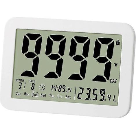Minuteur électronique à compte à rebours. grand écran numérique. compte à rebours de 9999 jours (1/5)