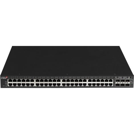 Edimax GS-5654PLX switch di rete Gestito Gigabit Ethernet (10/100/1000) Supporto Power over Ethernet (PoE) Nero