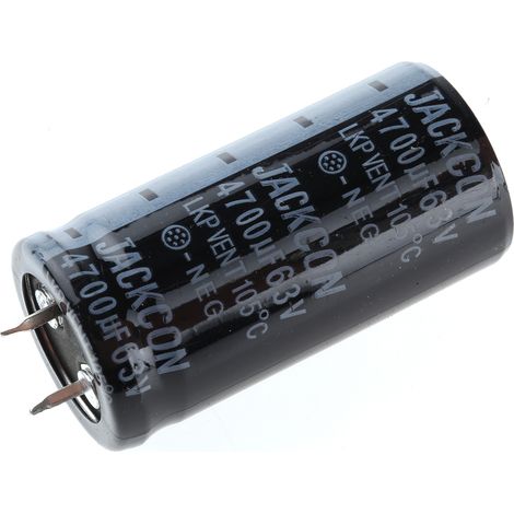 Condensateur RS PRO 4700µF, 63V c.c. ( Prix pour 1 )
