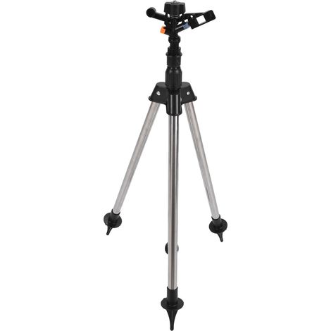 Arroseur oscillant bras pivotant filetage mâle G1/2 avec trépied, kit d'irrigation par atomisation pour pelouse, chantier et jardin. (1/5)