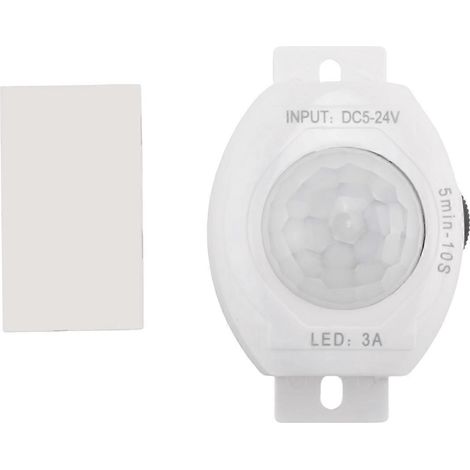 PIR-Infrarot-Bewegungsmelder DC5-24V mit automatischer Ein-/Ausschalt-Zeitschaltuhr (1/5)