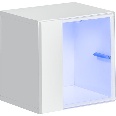 Vitrine suspendue Switch WW 5 - L 30 x P 25 x H 30 cm - Blanc - Livraison gratuite (1/5)