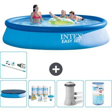 Intex Piscine Easy Set Ronde - 396x84 cm - 6-pièces S30680 (1/5)