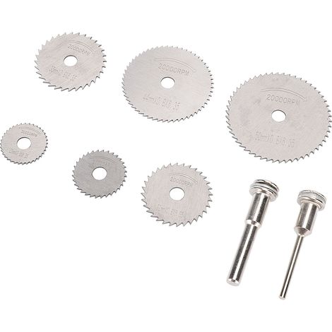 Jeu de meules de coupe, outil rotatif, lames de scie circulaire HSS, meules diamantées pour perceuse électrique et meuleuse (1/5)