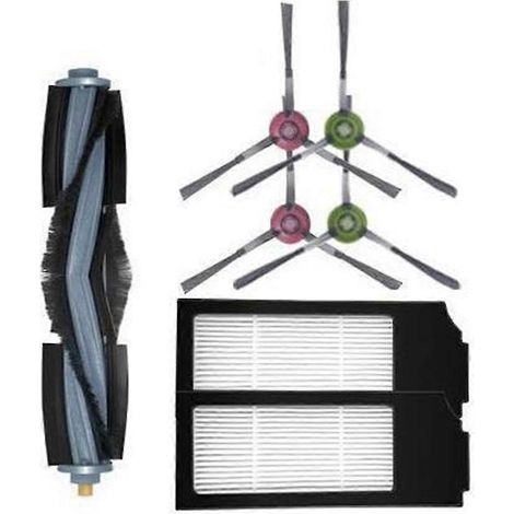 Staubsauger-Bürstenfilter-Set, Filter-Hauptseitenbürsten-Set für Deebot X1 Omni Repl Staubsauger (1/5)