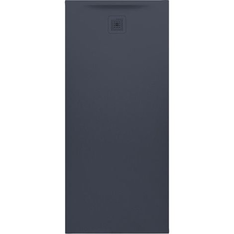 Receveur de douche LAUFEN PRO rectangulaire, bonde côté court 1700 x 800 x 46 mm anthracite LAUFEN