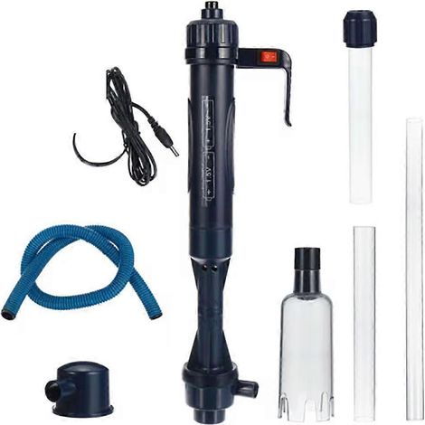 Elektrischer Kiesreiniger für Aquarien, Reinigungswerkzeug zum Wechseln der Wasserpumpe, Aquarienfilterpumpe, US-Stecker (1/5)