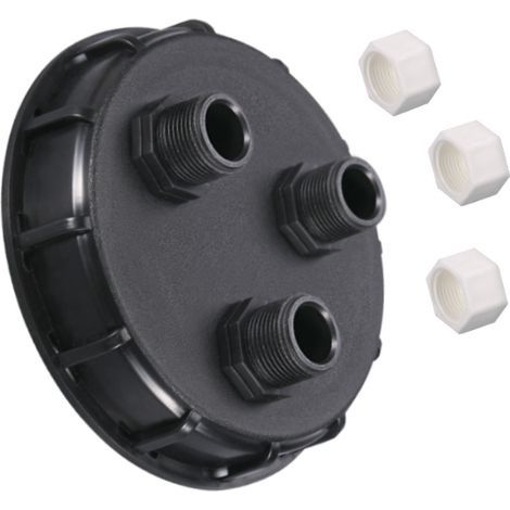 Bouchon adaptateur pour conteneur IBC, filetage mâle 1", joint de couvercle pour conteneur IBC, accessoires pour conteneur IBC, adaptateur de robinet pour conteneur IBC, bouchon de raccordement pour r (1/5)