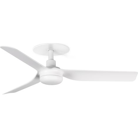 Faro Mini Ventilateur de plafond encastré Mini Punt 90 cm blanc mat