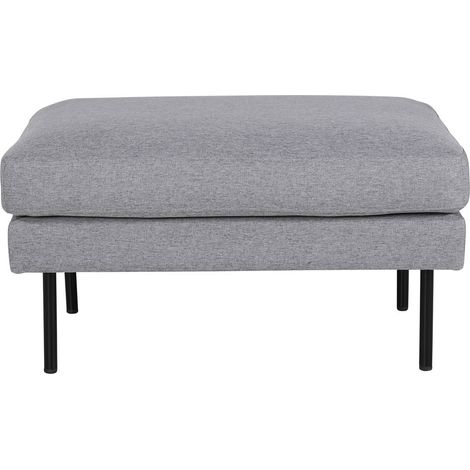 Zoom Pouf, Hocker schwarz, grau. (1/4)