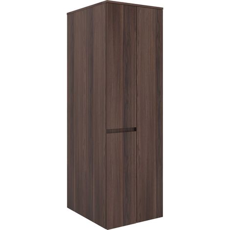 Armadio da bagno "Solis 60" - cm - Noce scuro (1/4)