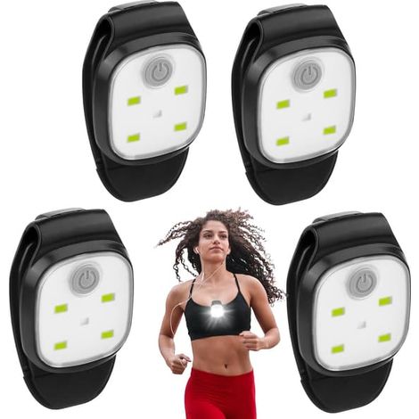 Boucle lumineuse LED 5GE : feu de jour LED, réfléchissant, chargement USB, 4 modes d’éclairage, mini lampe de jogging. (1/3)