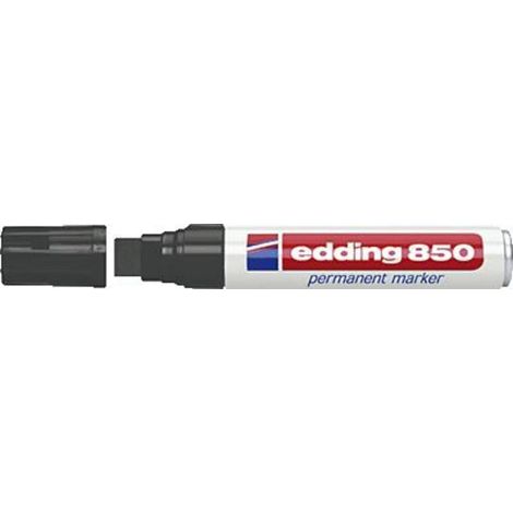 Edding 850 4-850001 Marcatore indelebile Nero resistente all'acqua: Sì (1/5)