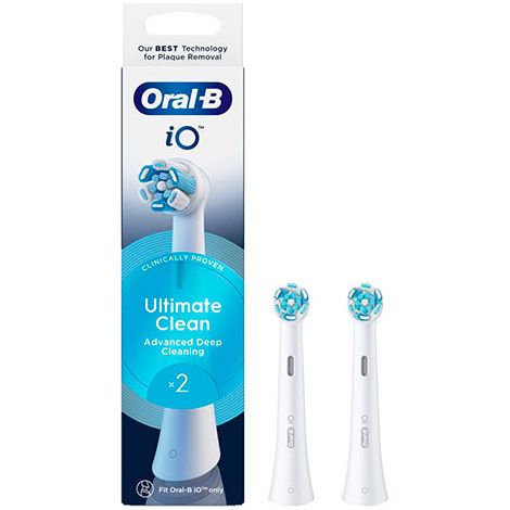 IO ULTIMATE CLEAN BLANCO PACK 2 ORAL B