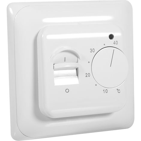 Thermostat Mécanique Manuel pour Chauffage au Sol et Climatisation 220V