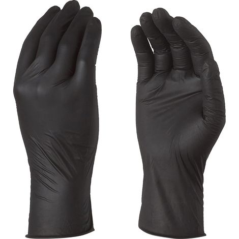 Gants Nitrile - Non Poudrés - Taille S - Boîte De 100 - Résistants Aux Produits Chimiques - Pour Contact Alimentaire (1/5)