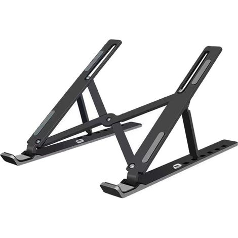 Plastique Support Ordinateur Portable,Laptop Stand, Support PC Portable en Plastique & Silicone Antidérapant