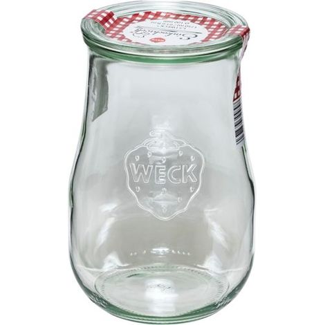 EINKOCHWELT Tulpe Rundbecher 1750 ml mit Deckel of 100 mm, transparent