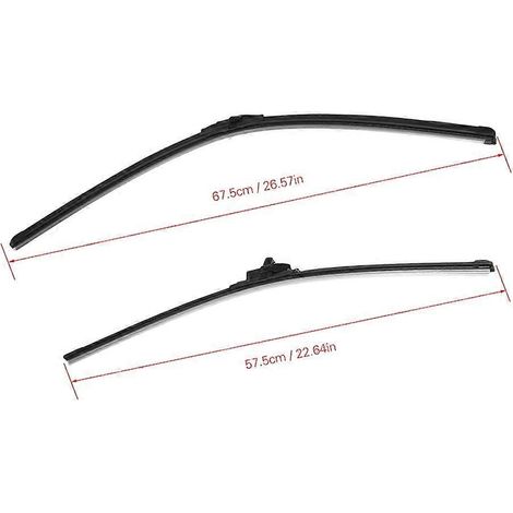 Flache Scheibenwischerarme für die Frontscheibe, passend für Honda Civic 2005–2011, 2er-Set