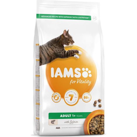 Iams Vitality Adult Cat Food Hairball Chicken 2kg - 260743 (1/5)