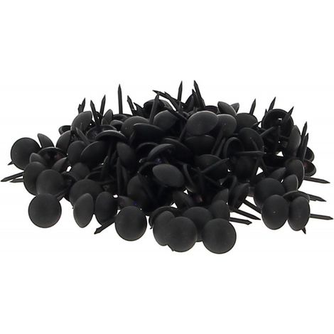 Secodir – Lot de 150 clous tapissier ronds 11 mm – Tige de 15 mm pour tissus – Compatible avec guide-clous pour pose uniforme
