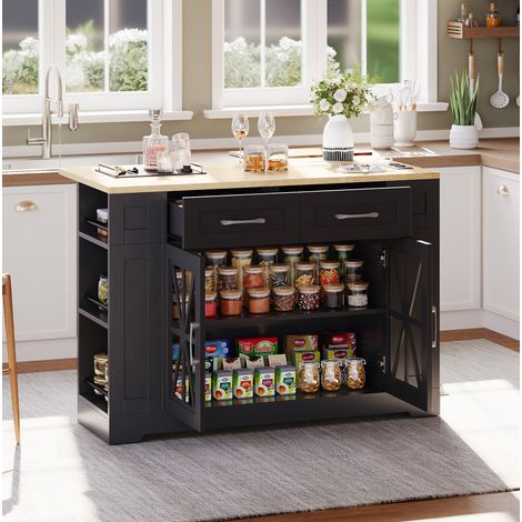 Esstisch klappbar mit Stauraum 120x40/65 cm MDF OKMYHOME (1/5)