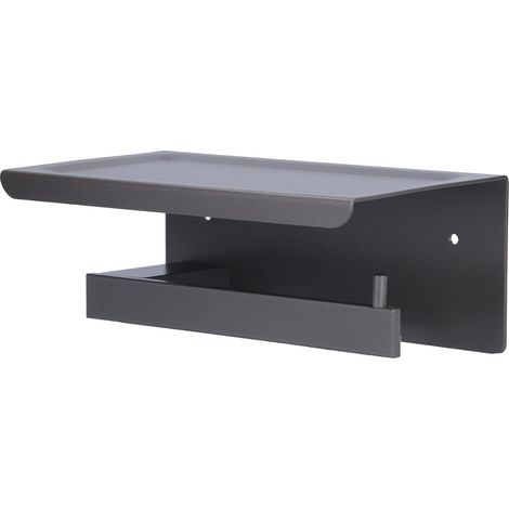Support hygiénique en alliage d'aluminium gris, double fonction, (1/5)