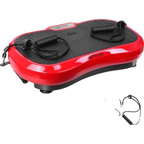 Piattaforma vibrante, tecnologia di vibrazione 3D, telecomando, colore rosso. (1/2)