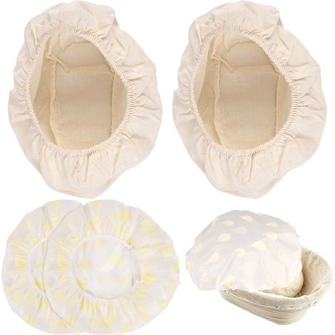 4-Piece Bread Basket Insert, Banneton Covers for Bread (1/5)