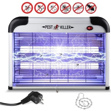 Lumière Anti Moustique INFINITOO vaveclampe UV 20W - Efficace Portée 6000 pieds carrés (1/4)