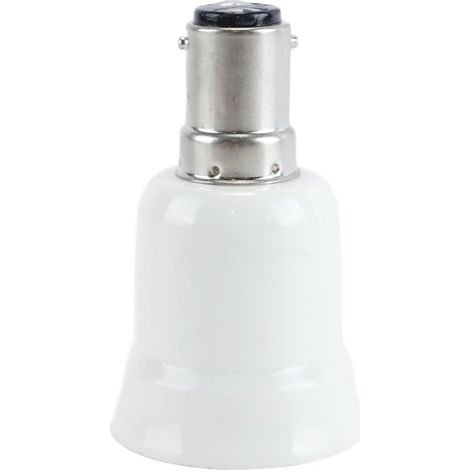 Adaptateur convertisseur B15 vers E27, douille de lampe B15 B15D vers E27, 3 pièces (1/5)