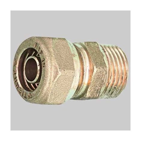 RACCORDO DIRITTO MASCHIO PER TUBO COBRA-PEX - 1/2 x 22 S. 3