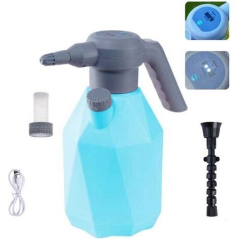 3L Rechargeable Electric Sprayer with Adjustable Nozzle for Garden Plant Care, Car Washing and House Cleaning (1/4)