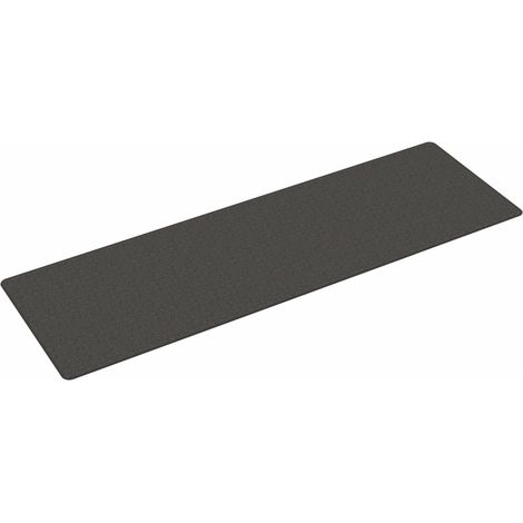 Tapis de couloir aspect sisal anthracite 80x250 cm (1/5)