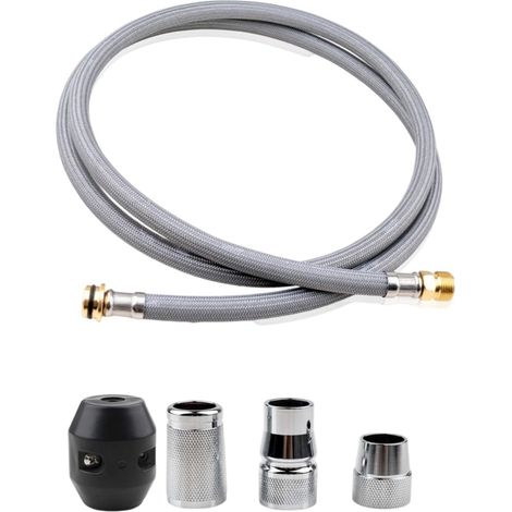 Tuyau de rechange flexible pour robinet de cuisine de 140 cm (1/5)