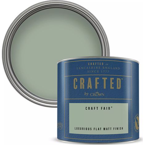 Crown Crafted Luxurious Flat Matt Emulsion (Craft Fair, 125ml) (1/3)