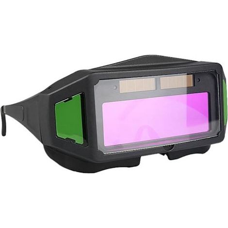 Lunettes de soudage auto-obscurcissantes - résistantes aux UV, antireflets, énergie solaire, gradation automatique (1/5)