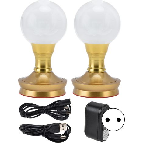 Sets LED-Buddha-Lampen mit Kristallkugeln – 3 Farben, EU-Netzteil 100–240 V, für Dekoration und Spiritualität (1/5)