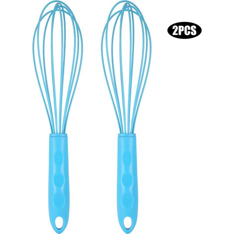 Lot de 2 mixeurs à œufs, ABS, manche lisse, trou de suspension, cuisine, pâtisserie (1/5)