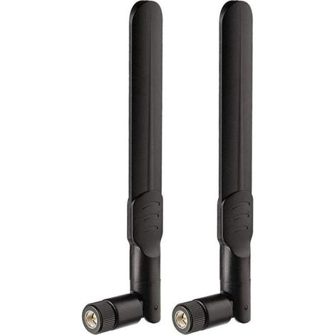 2er-Pack 4G LTE 3G GSM SMA Stecker 8dBi Antenne für Orange SFR Bouygues Telecom Free Mobile Huawei ZTE 4G LTE Router Gateway Modem Access Point (1/5)