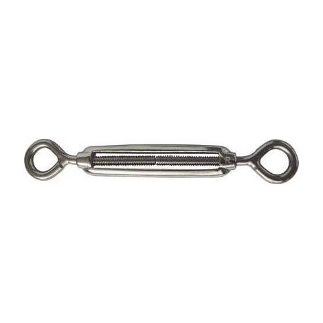 5,0 x TENDITORE OCCHIOLO DOPPIO INOX