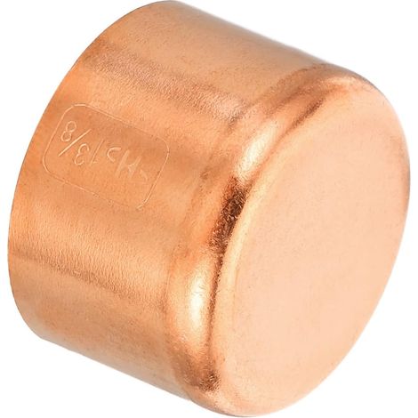 32.1mm(1.26") ID Cuivre Tuyau Extrémité Cap, Raccord Cap Sueur Bouchon Soudure Connexion pour Plomberie CVC Air Climatiseur - 35.1mm(1.38") (1/5)
