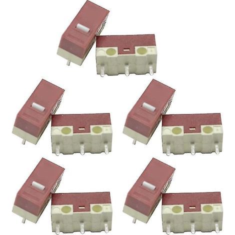 Micro-interrupteur 3 broches pour souris Huano, bouton de sourdine, micro-interrupteur à point blanc (1/4)