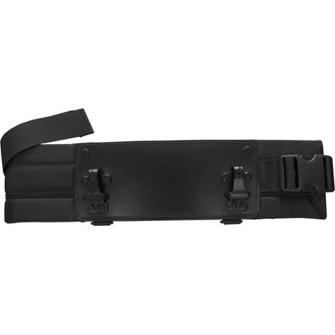 Ceinture à taille pour bouton-poussoir radiocommande originale Scanreco en polyester résistant de couleur noire avec coussin en taille (1/3)