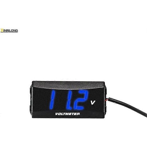 DC 12V Car Digital Voltmeter Gauge AIMILAR LED Display Voltage Meter, Waterproof Mini Volt Meter for Car, Motorcycle, Boat, and ATV Battery Monitorin (1/5)
