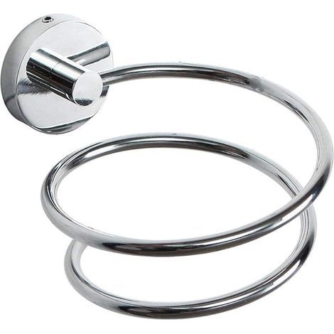 Soporte de pared de acero inoxidable 304 para secador de pelo, accesorio de baño (8149,5 cm)